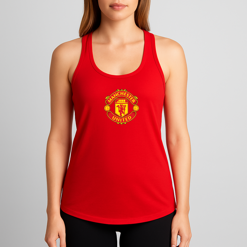 Women's Manchester United Soccer Racerback Tank Top