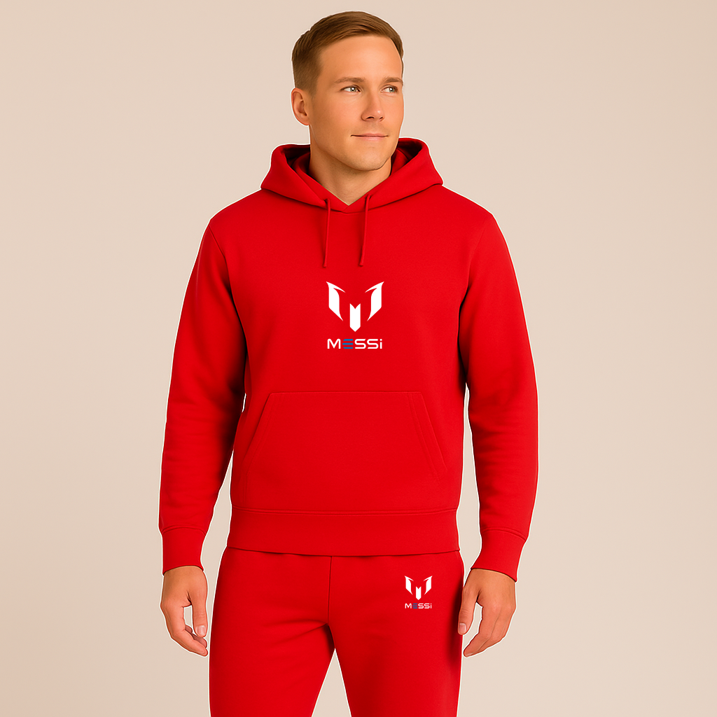 Men's Lionel Messi Air Messi Soccer Logo Hoodie Joggers Set