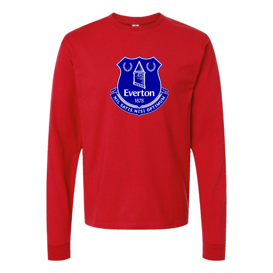 Men's Everton FC Cotton Long Sleeve T-Shirt