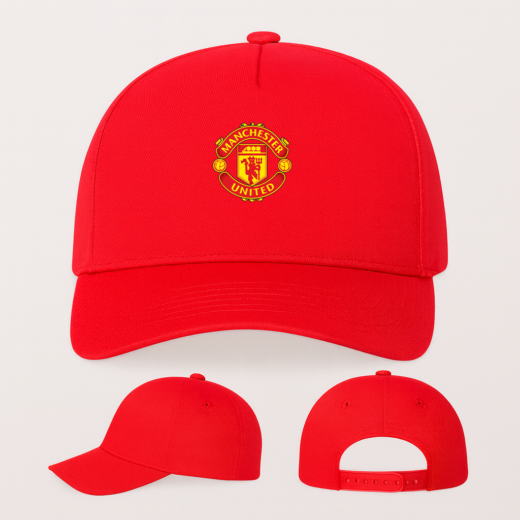 Manchester United Soccer Five Panel Twill Snapback Cap