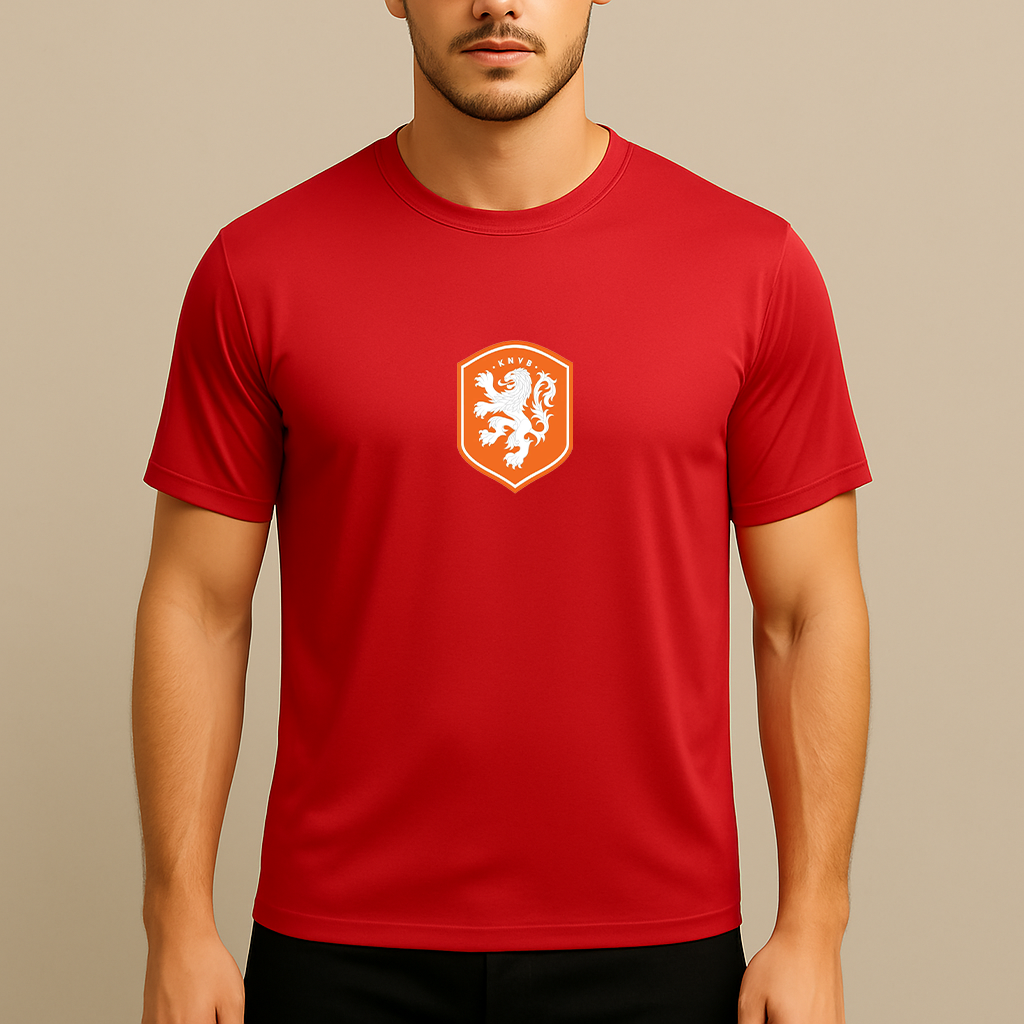 Men's Netherlands National Soccer Team Polyester T-Shirt