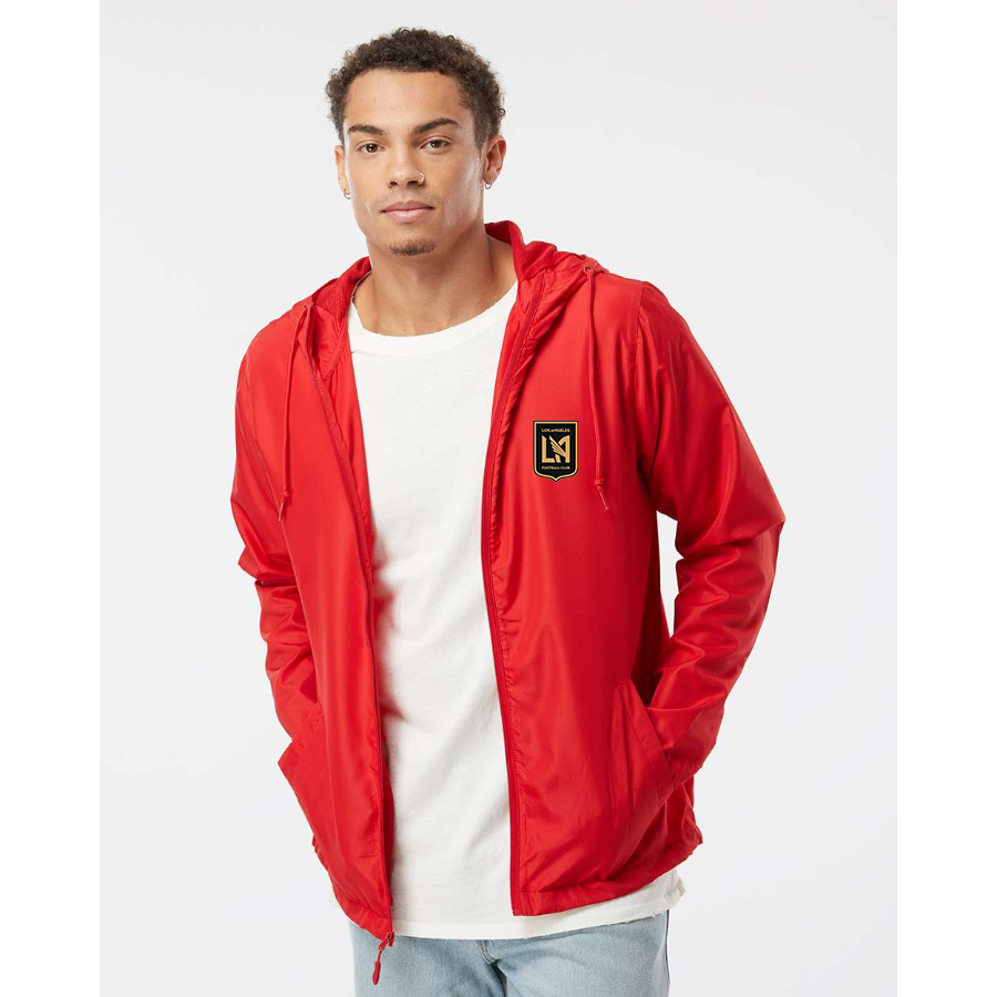 Men’s LAFC Los Angeles Football Club- Independent Trading Co. - Lightweight Windbreaker Full-Zip Jacket - EXP54LWZ