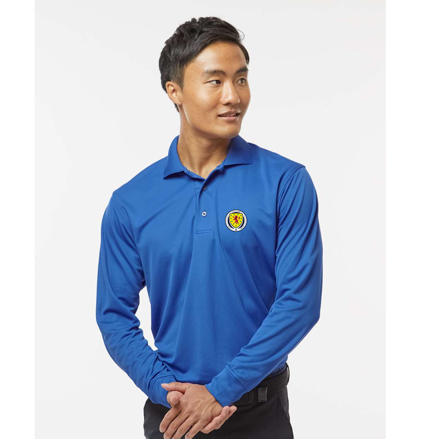 Men's Scotland National Soccer Team - Paragon - Prescott Long Sleeve Polo - 110