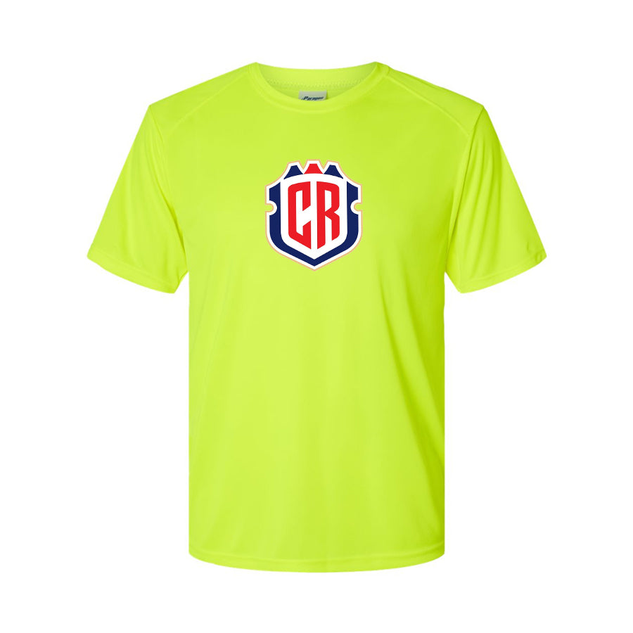 Youth Kids Costa Rica National Soccer Team Cotton T-Shirt