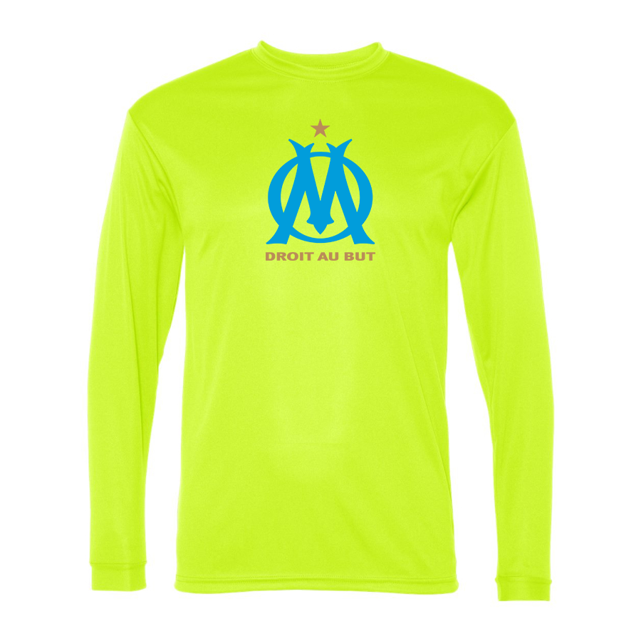 Men’s Olympique de Marseille FC Performance Long Sleeve T-Shirt