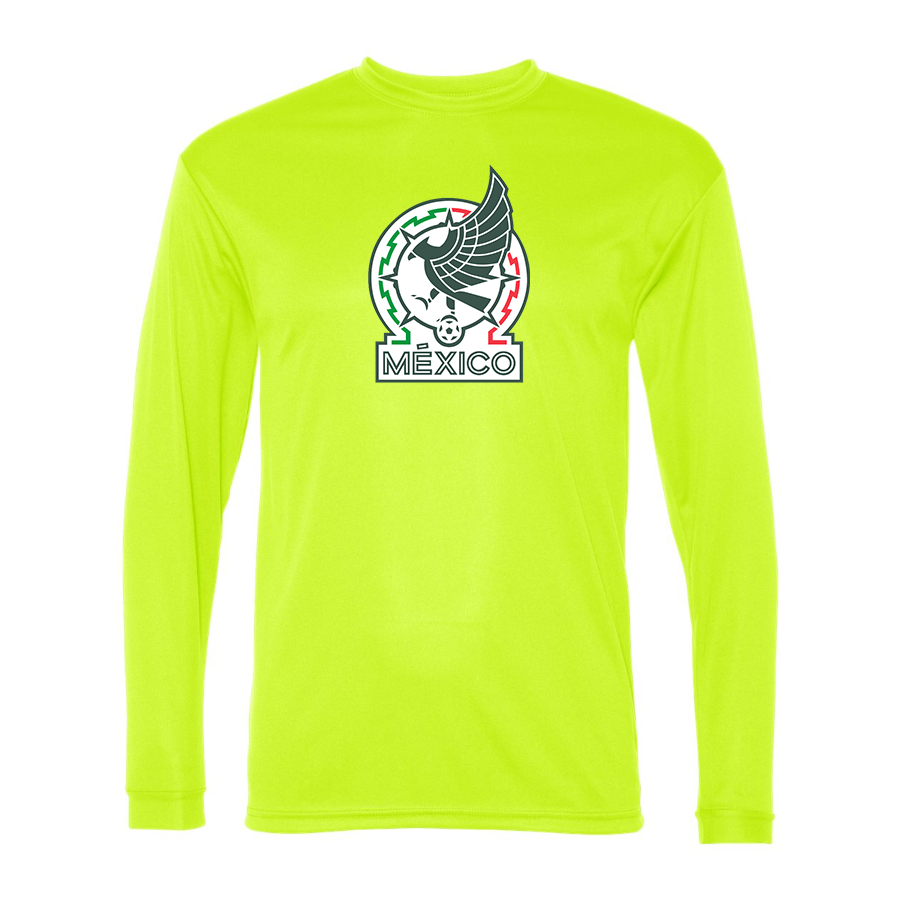 Men’s Mexico Soccer Performance Long Sleeve T-Shirt