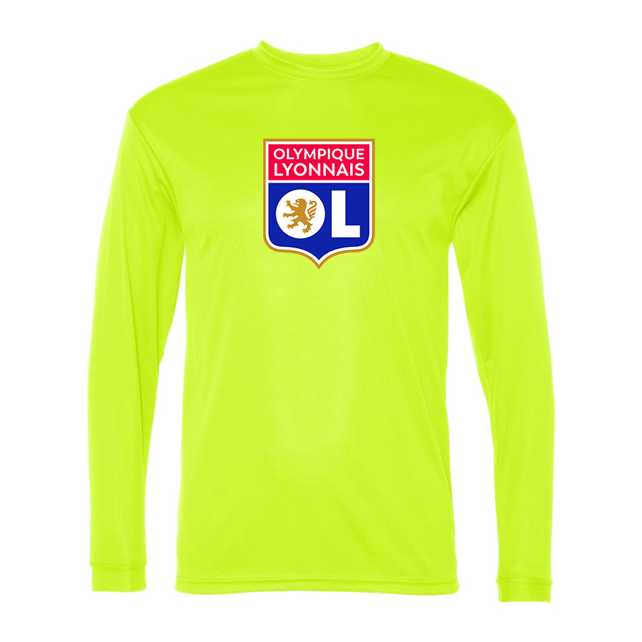 Men’s Olympique Lyonnais FC Performance Long Sleeve T-Shirt