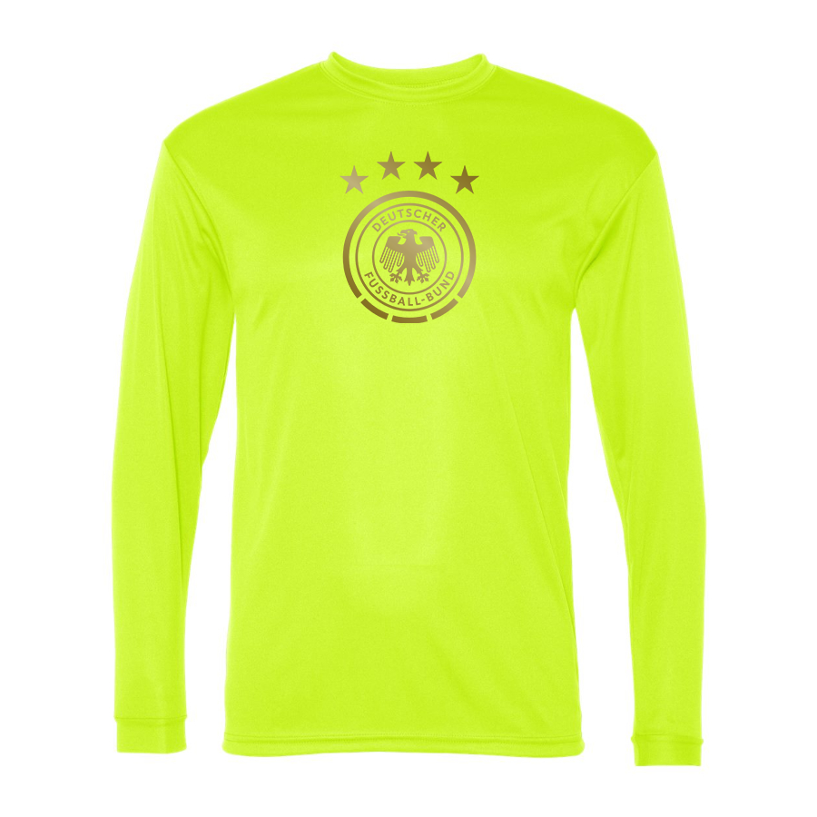 Men’s Germany Soccer Performance Long Sleeve T-Shirt