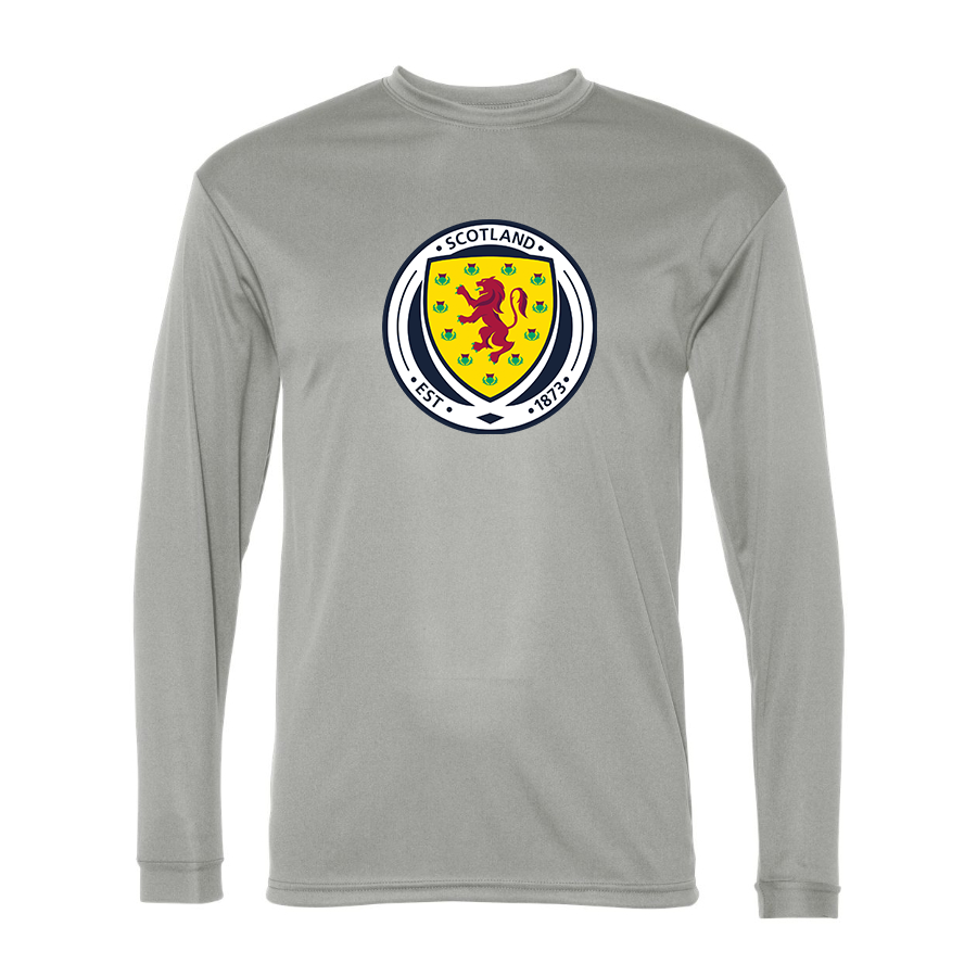 Men’s Scotland National Soccer Team - C2 Sport - Performance Long Sleeve T-Shirt - 5104