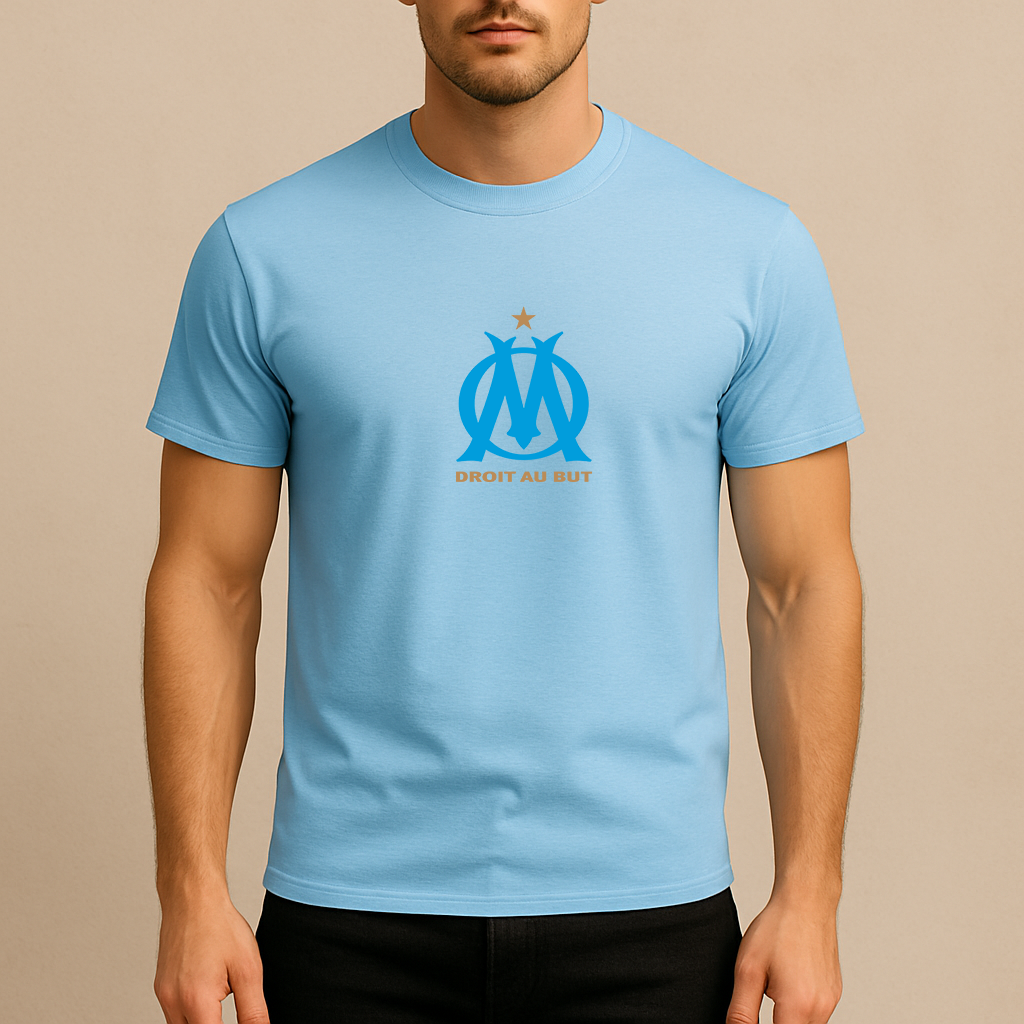 Men's Olympique de Marseille FC Cotton T-Shirt
