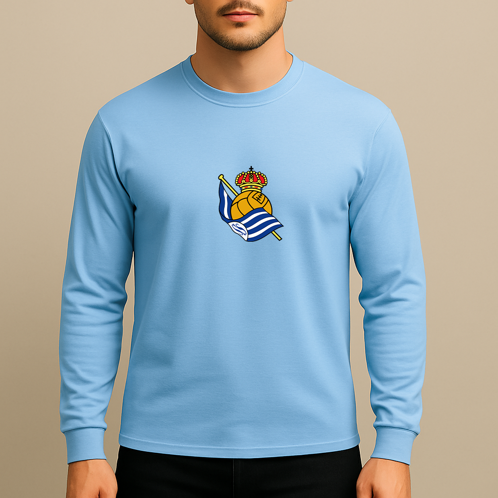 Men's Real Sociedad FC Long Sleeve T-Shirt