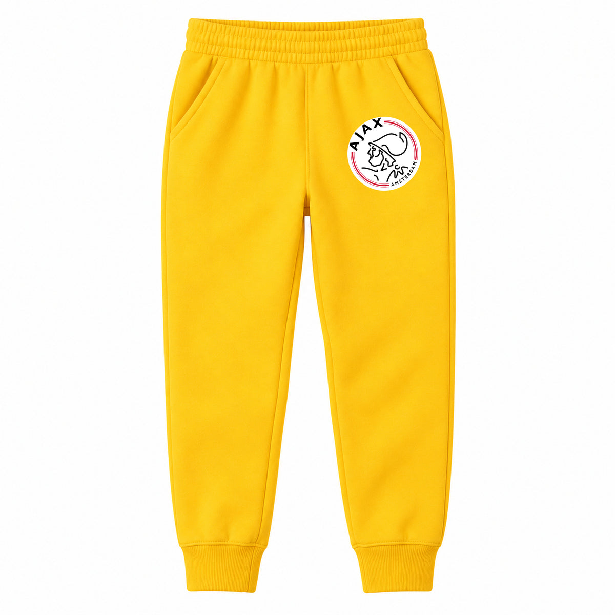 Amsterdamsche FC Ajax youth jogger sweatpants, Yellow, Youth Large ages 10–12