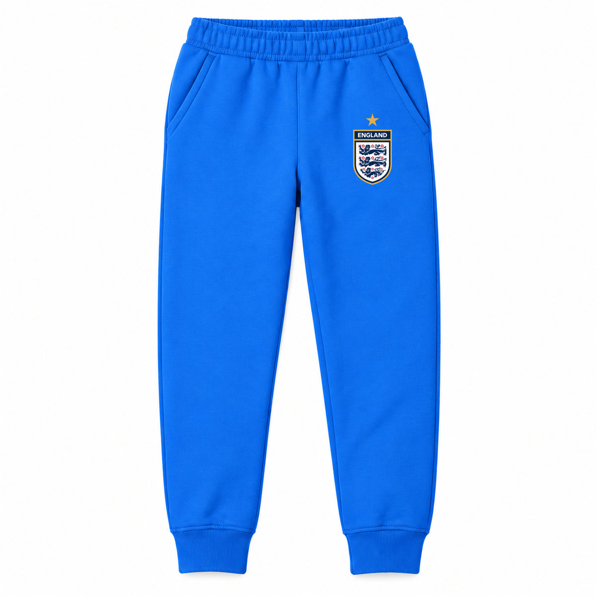 England National Soccer Team youth jogger sweatpants, Blue, Youth Large ages 10–12