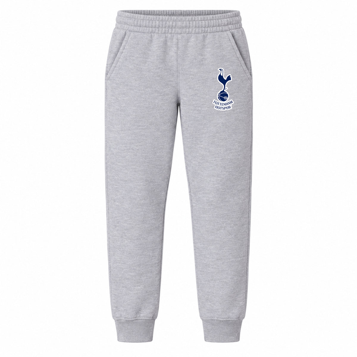 Tottenham Hotspur F.C. Soccer youth jogger sweatpants, Grey, Youth Large ages 10–12