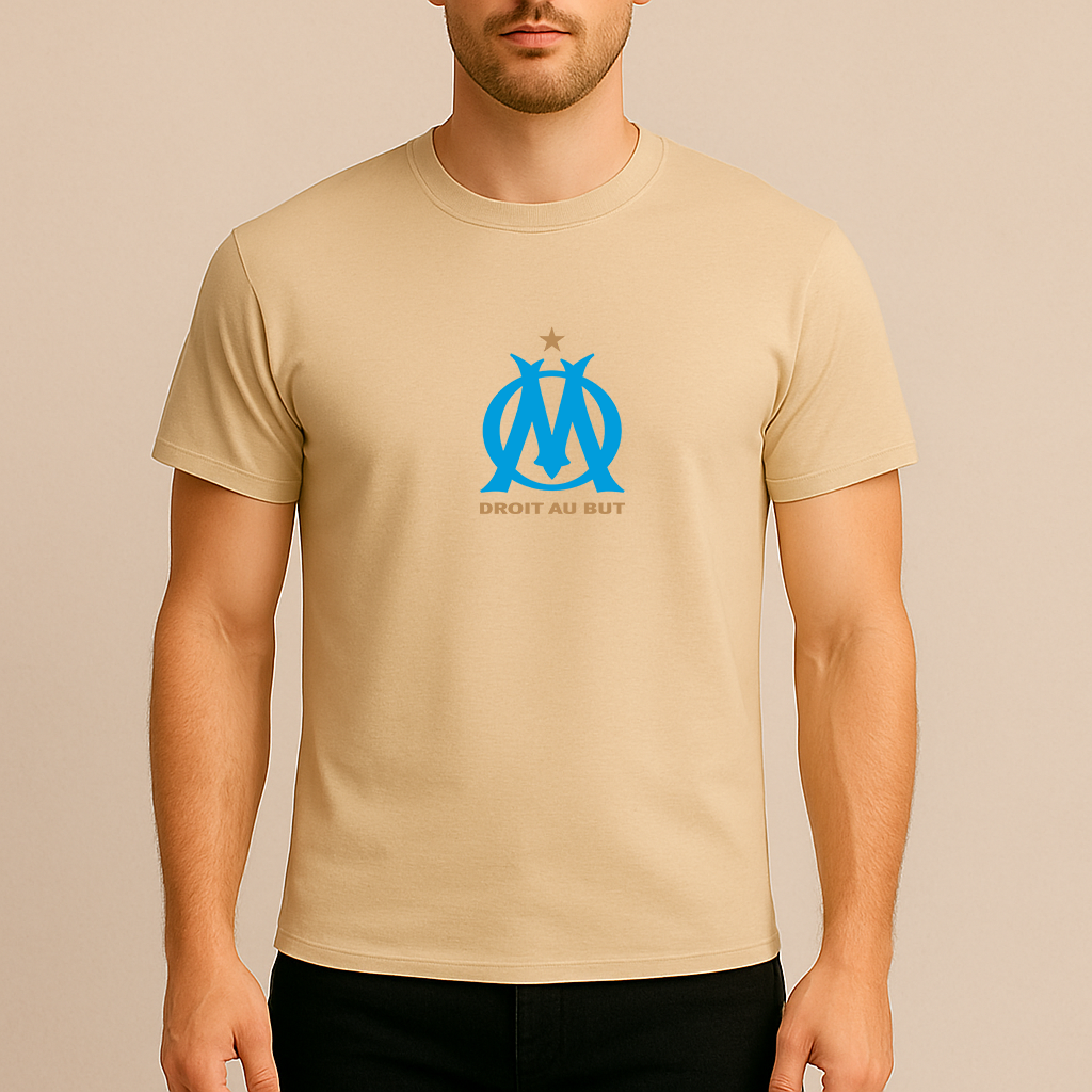 Men's Olympique de Marseille FC Cotton T-Shirt