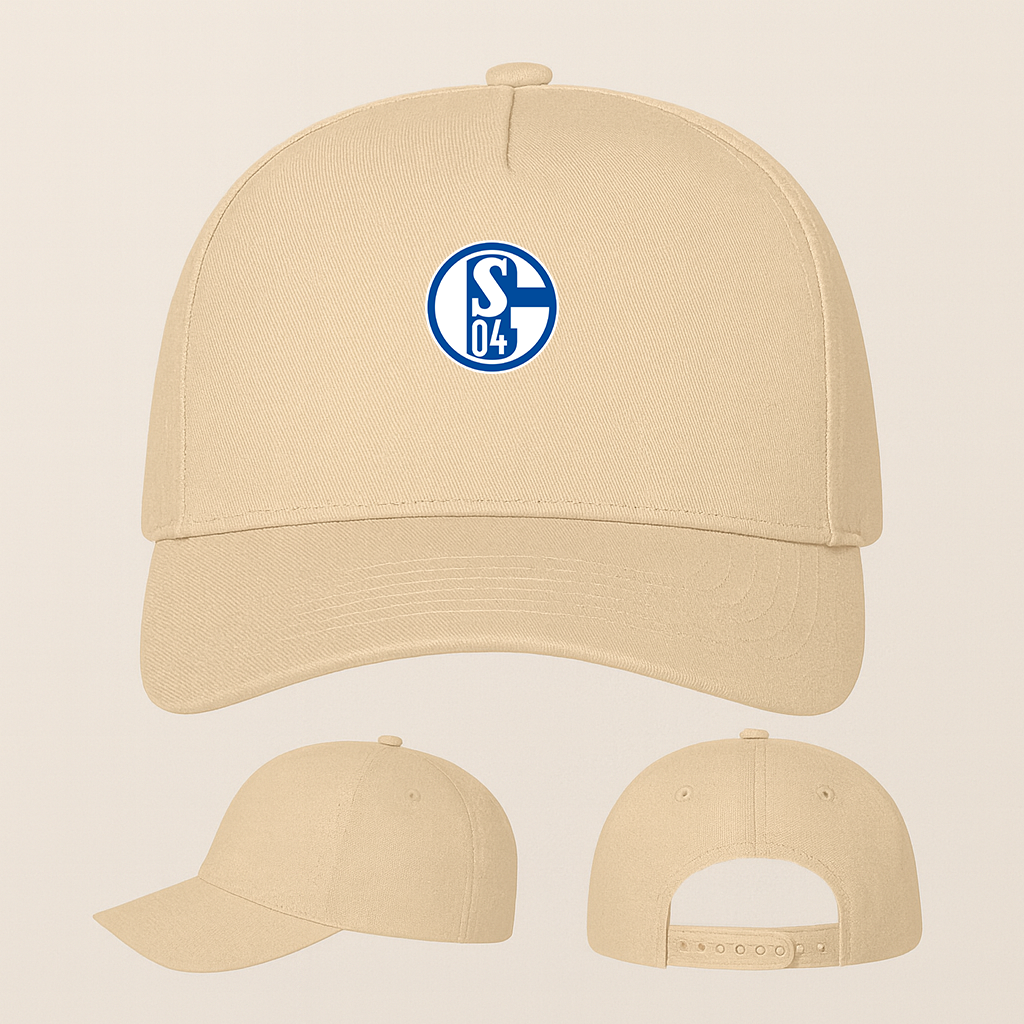 Schalke 04 FC Five Panel Twill Snapback Cap