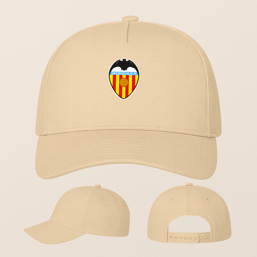 Valencia FC Five Panel Twill Snapback Cap