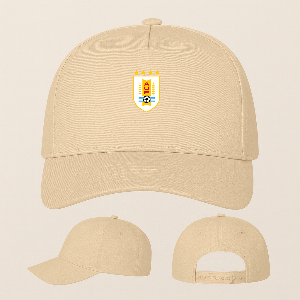 Uruguay National Soccer Team Five Panel Twill Snapback Cap