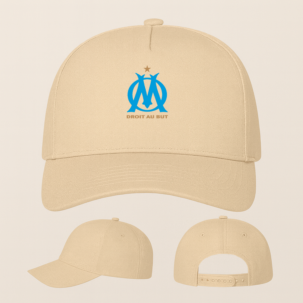 Olympique de Marseille FC Five Panel Twill Snapback Cap