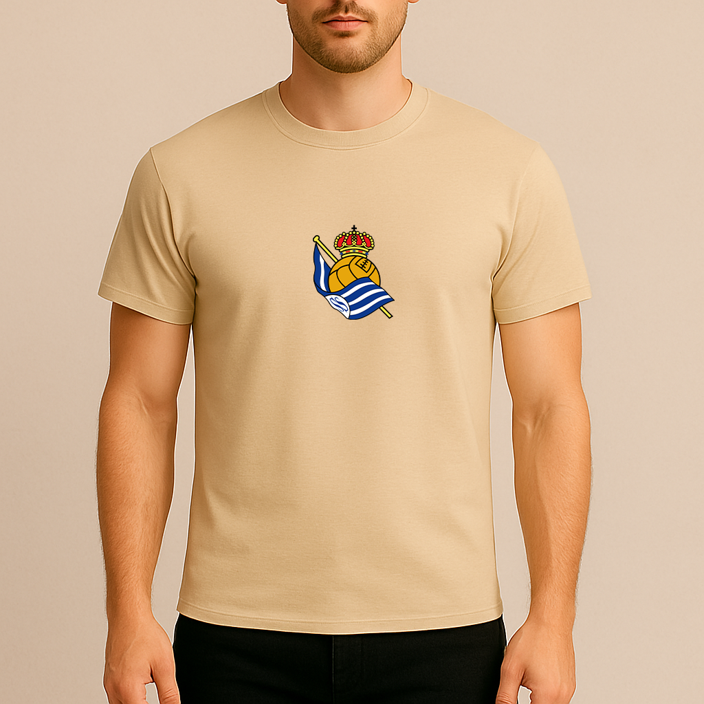 Men's Real Sociedad FC Cotton T-Shirt