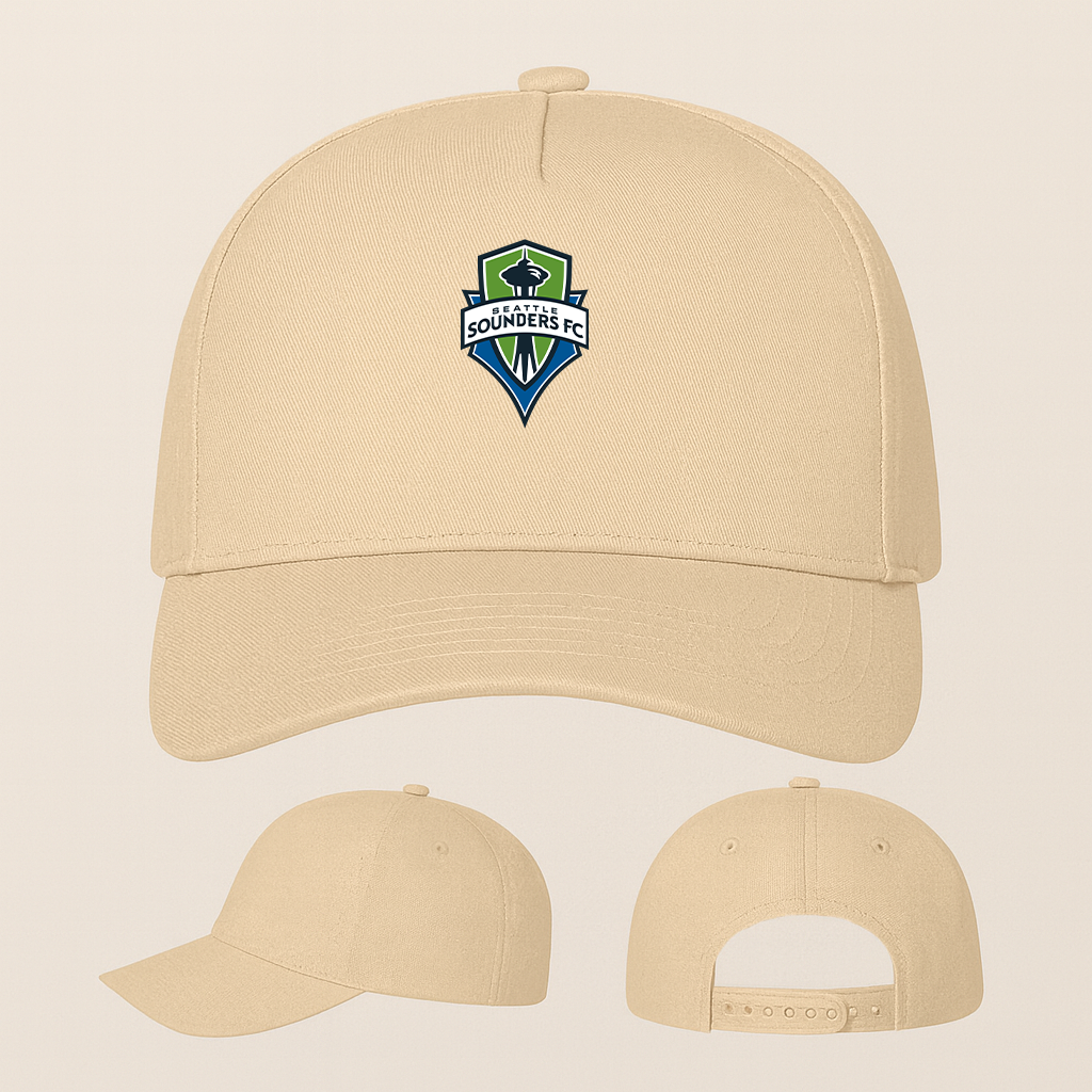 Seattle Sounders FC Five Panel Twill Snapback Cap