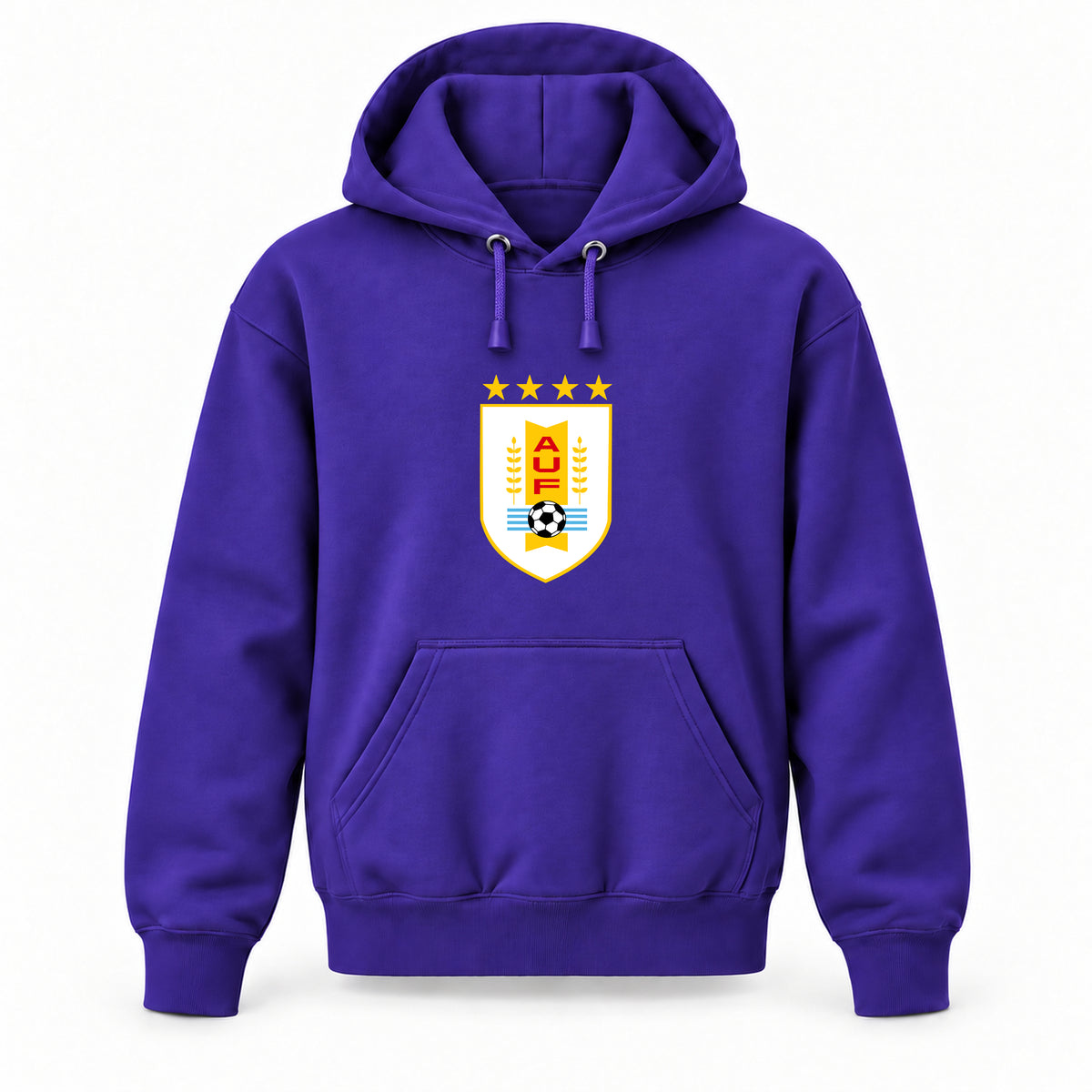 Uruguay National Soccer Team - Youth Large Hoodie (Ages 10–12) | Color: Purple