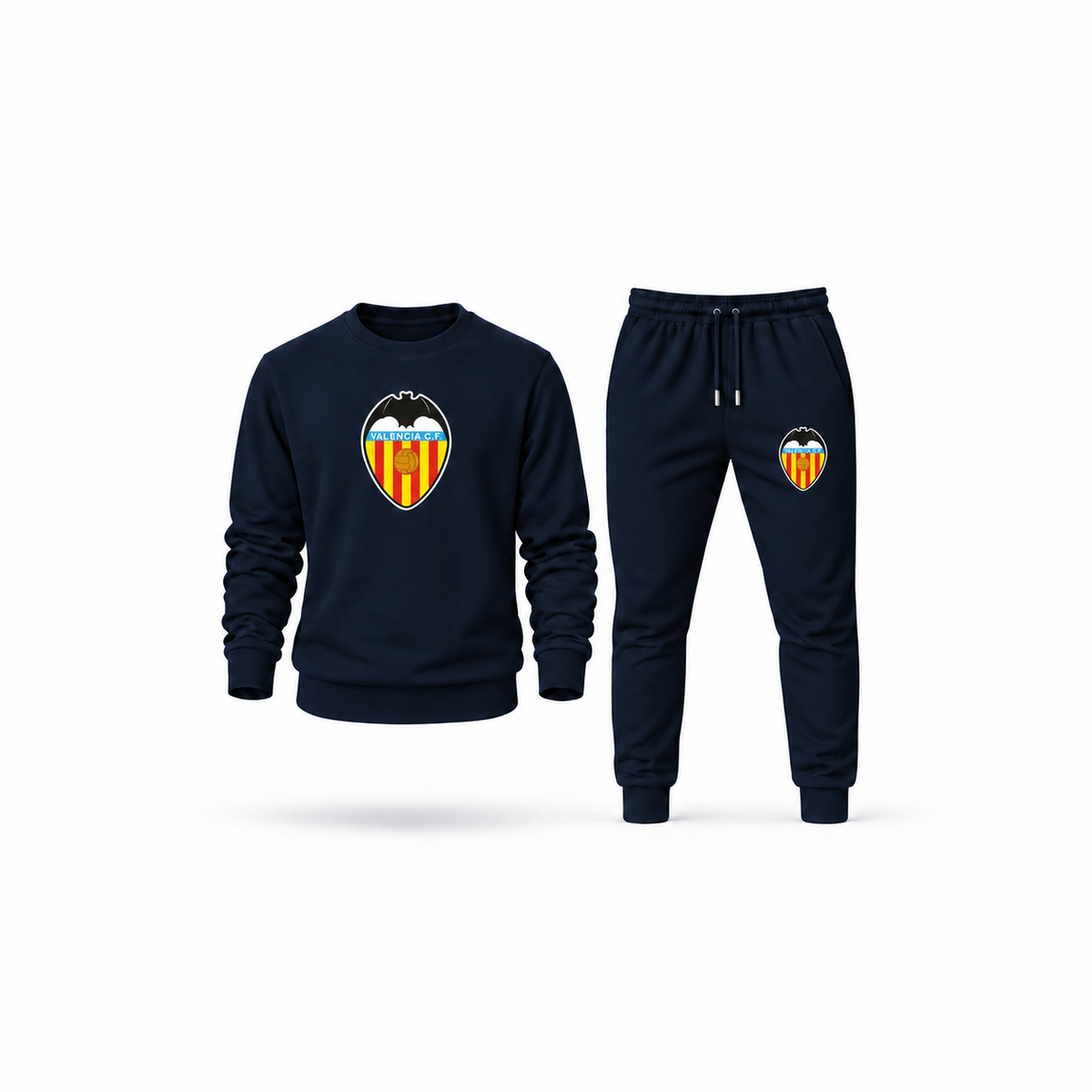 Men's Valencia FC Sweatshirt Joggers Set | Color: Navy | Main