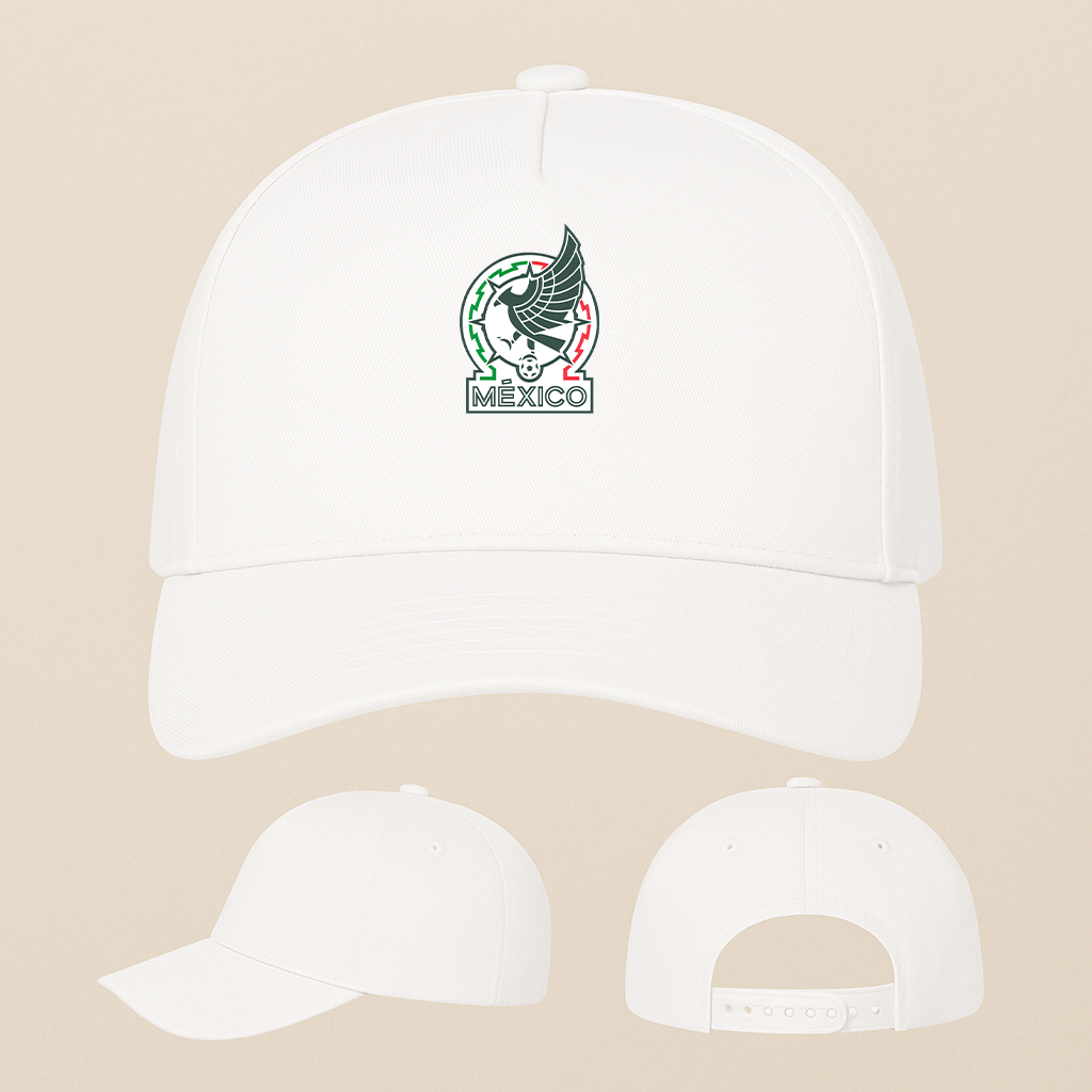 Mexico Soccer Five Panel Twill Snapback Cap