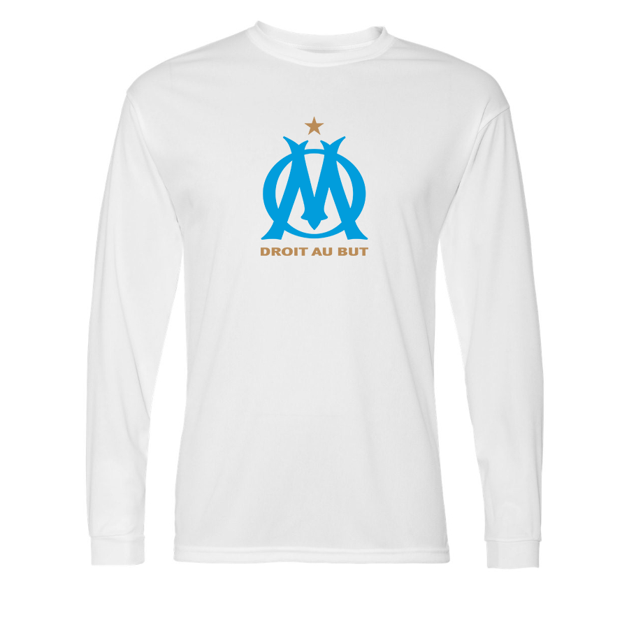Men’s Olympique de Marseille FC Performance Long Sleeve T-Shirt