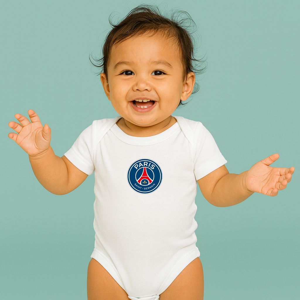 Paris Saint-Germain Soccer Romper Onesie