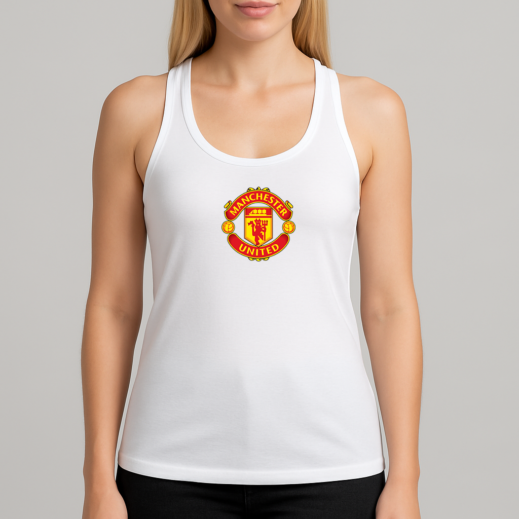 Women's Manchester United Soccer Racerback Tank Top