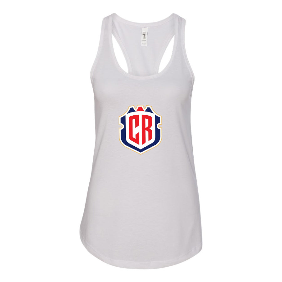 Women's Costa Rica National Soccer Team Racerback Tank Top