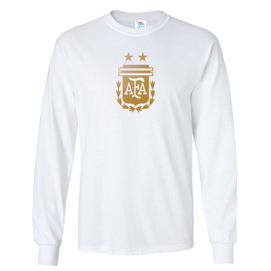 Youth Kids Brazil Soccer Long Sleeve T-Shirt