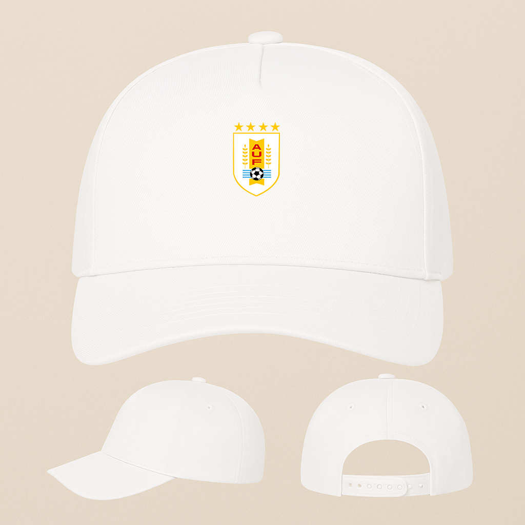 Uruguay National Soccer Team Five Panel Twill Snapback Cap
