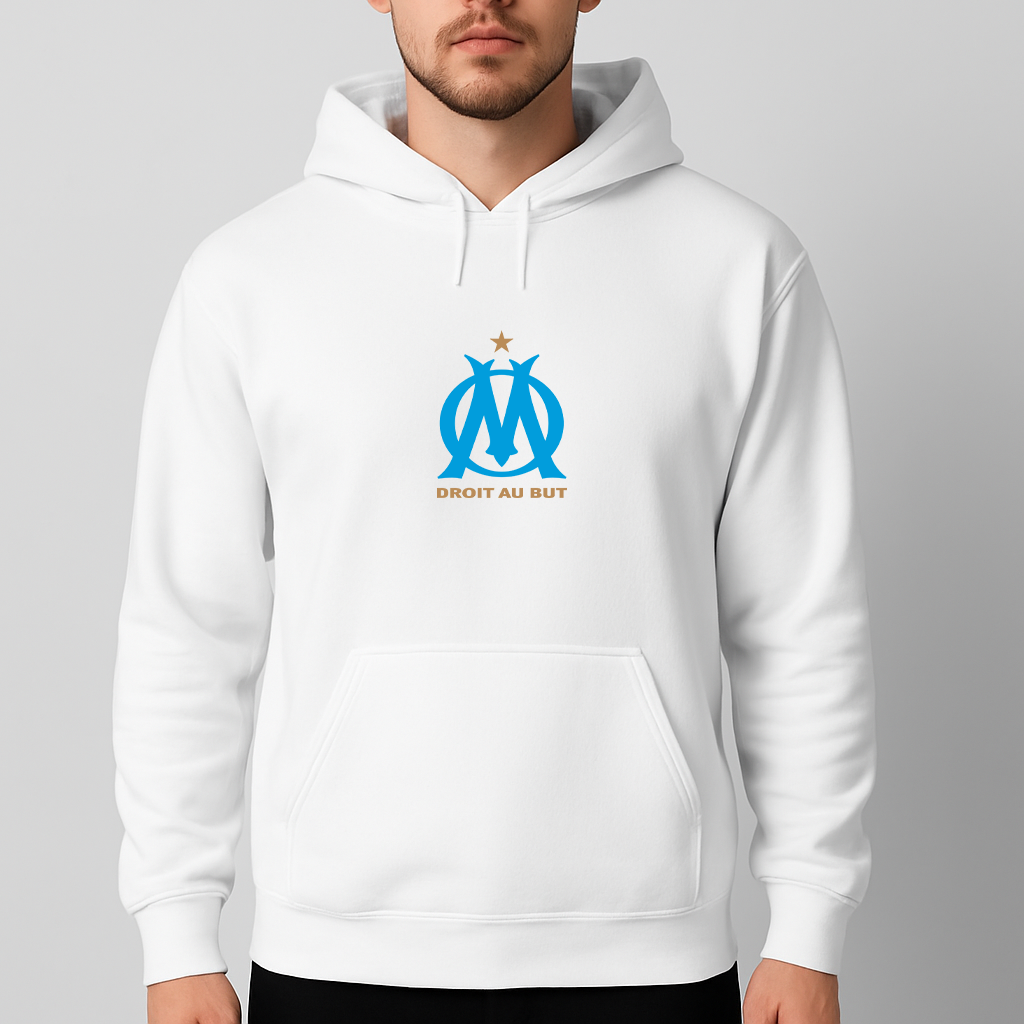 Men's Olympique de Marseille FC Pullover Hoodie