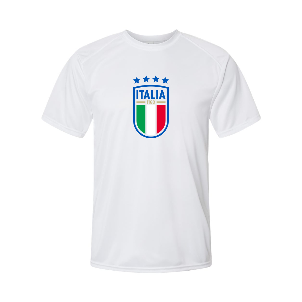 Men's Italy National Soccer Performance T-Shirt