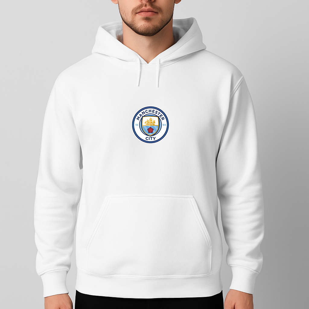Men's Manchester City Soccer Pullover Hoodie