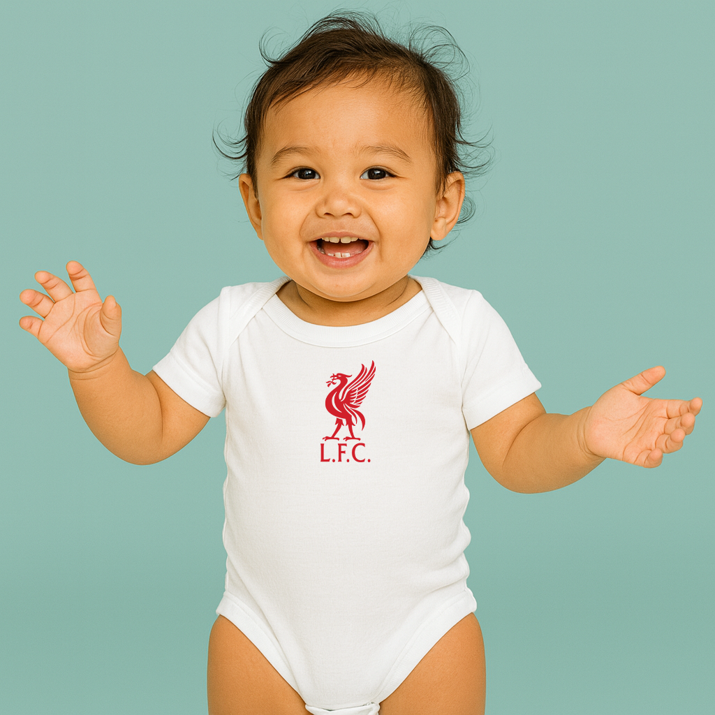 Baby Liverpool L.F.C. Soccer Romper Onesie