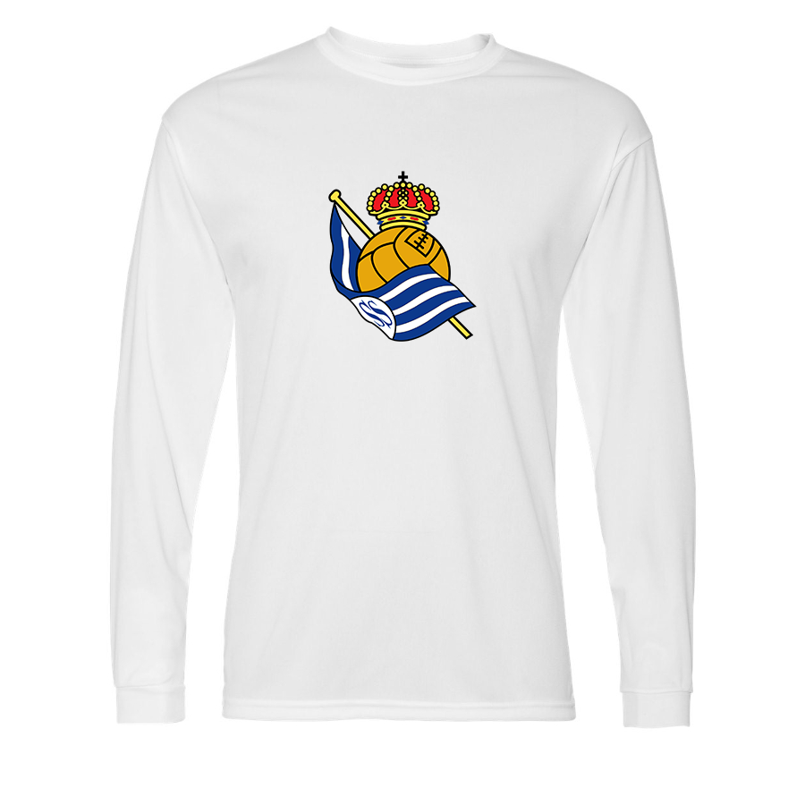 Men’s Real Sociedad FC Performance Long Sleeve T-Shirt
