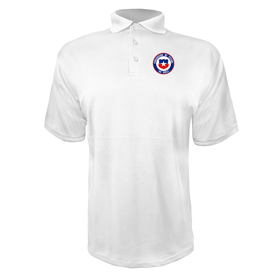 Men's Chile National Soccer Team Polyester Polo