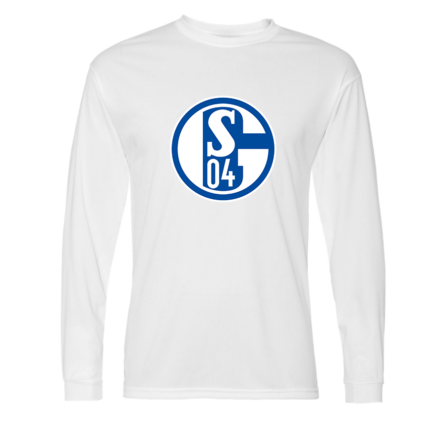 Men’s Schalke 04 FC Performance Long Sleeve T-Shirt