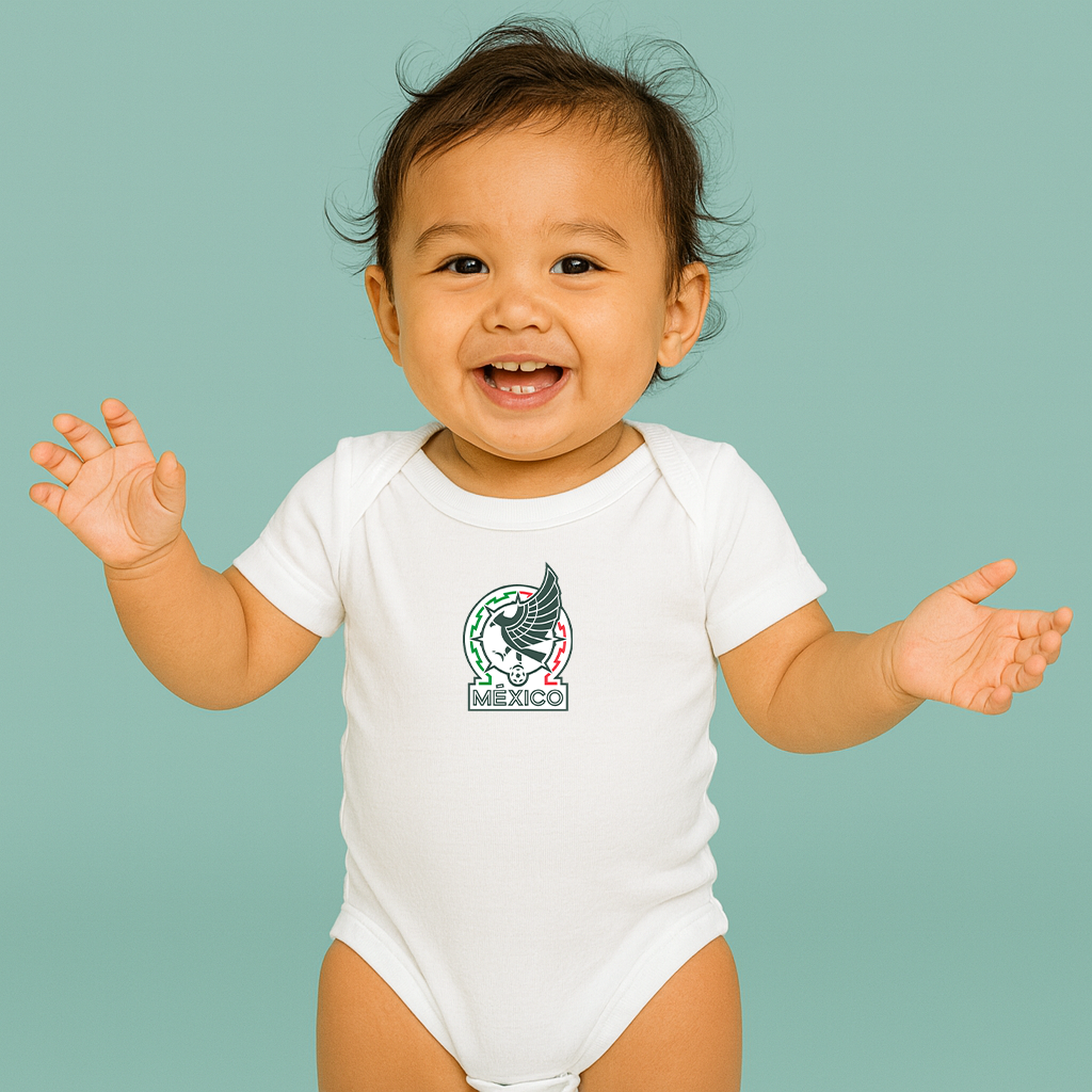 Baby Mexico Soccer Romper Onesie
