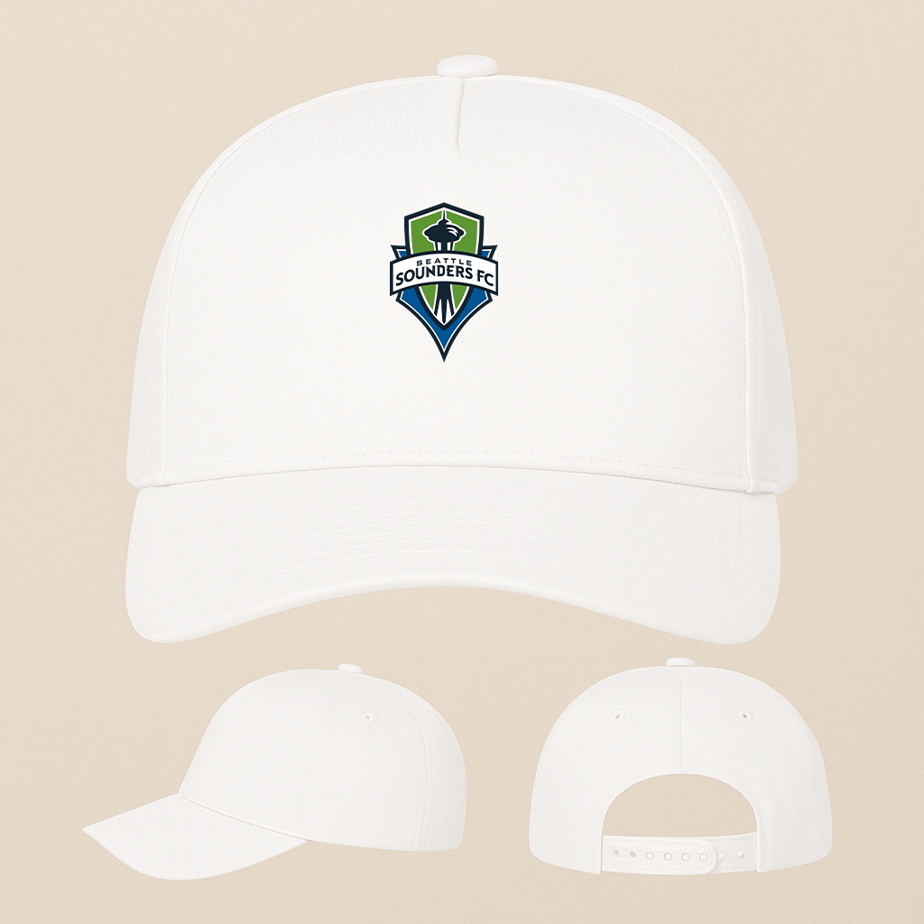 Seattle Sounders FC Five Panel Twill Snapback Cap