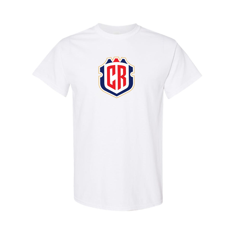 Youth Kids Costa Rica National Soccer Team Cotton T-Shirt