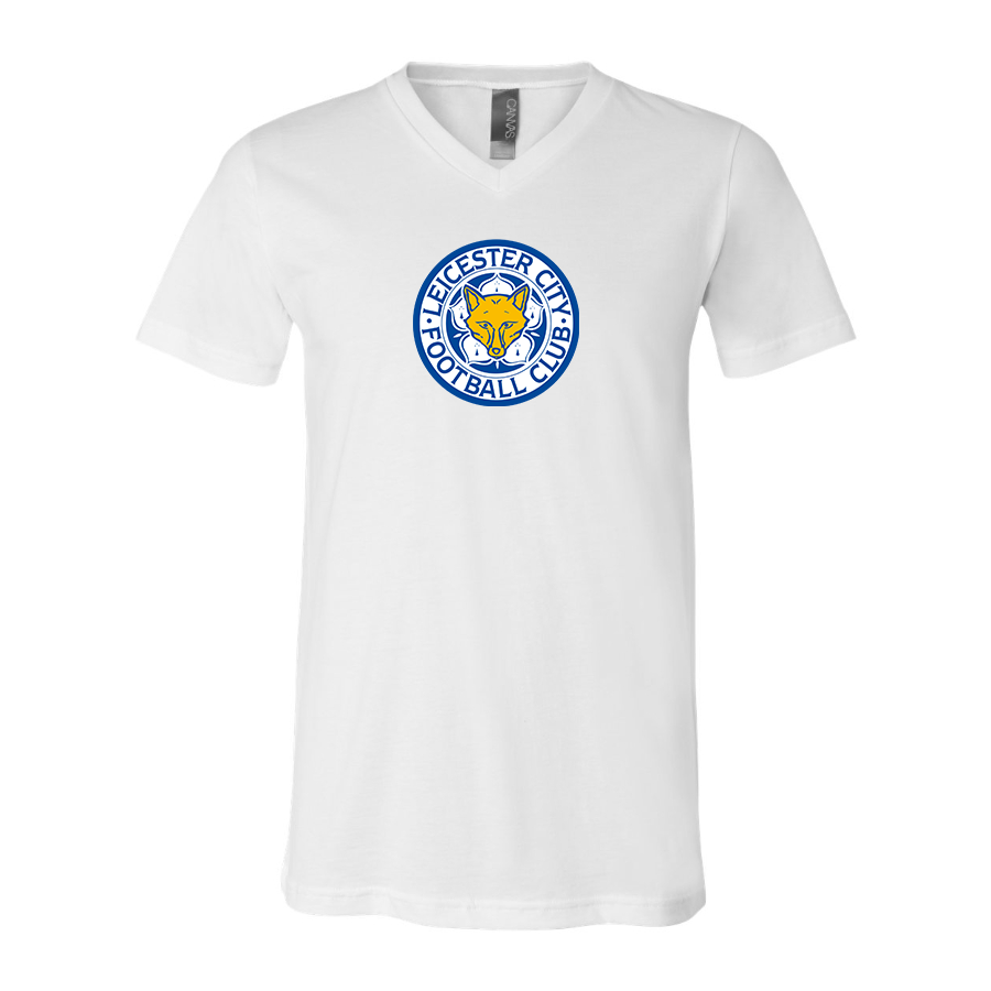 Men’s Leicester City FC - BELLA + CANVAS - Jersey V-Neck Tee - 3005