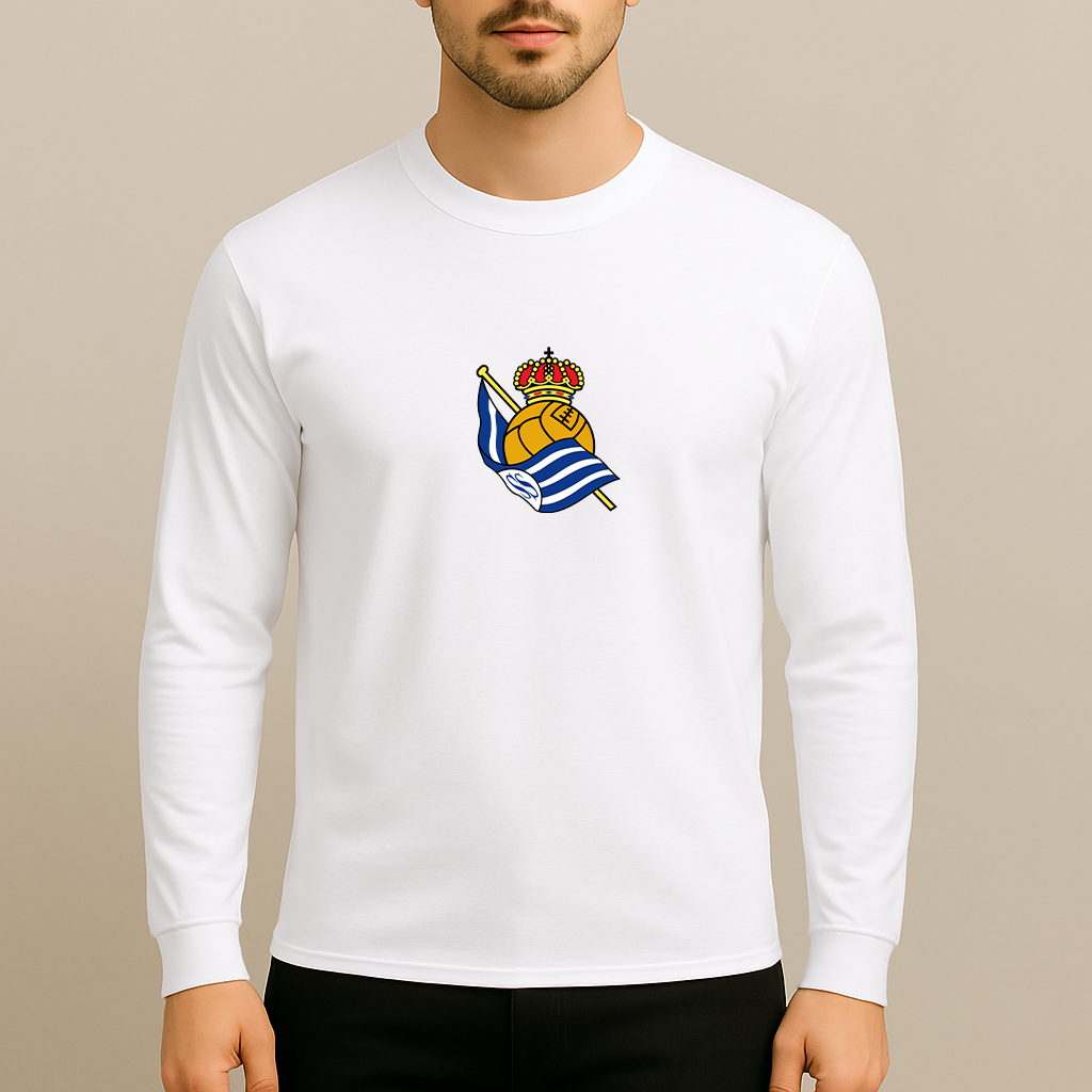 Men's Real Sociedad FC Long Sleeve T-Shirt