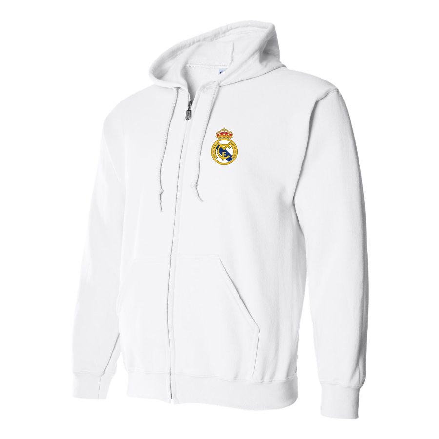 Men’s Real Madrid Soccer Zipper Hoodie