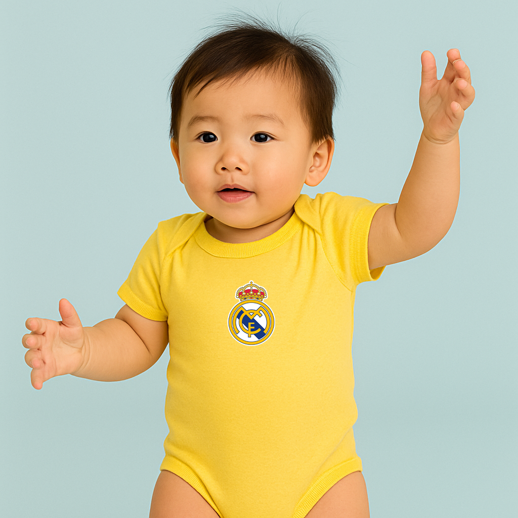 Baby Real Madrid Soccer Romper Onesie