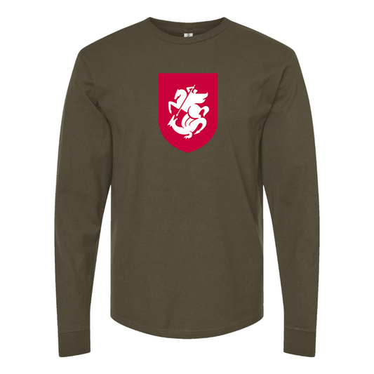 Men's Georgia National Soccer Team Long Sleeve T-Shirt