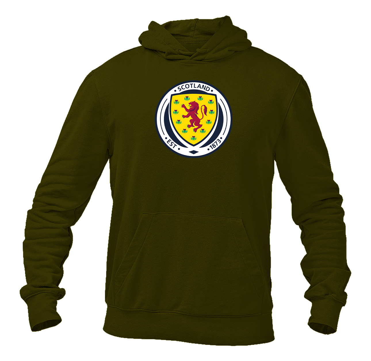 Men's Scotland National Soccer Team Pullover Hoodie